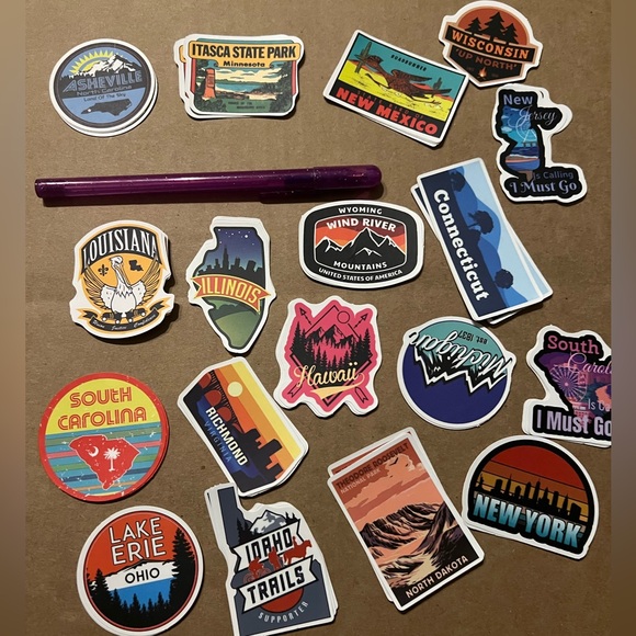 Michigan Matte Finish PVC Removable Waterproof Decor Accent Sticker - Picture 7 of 11